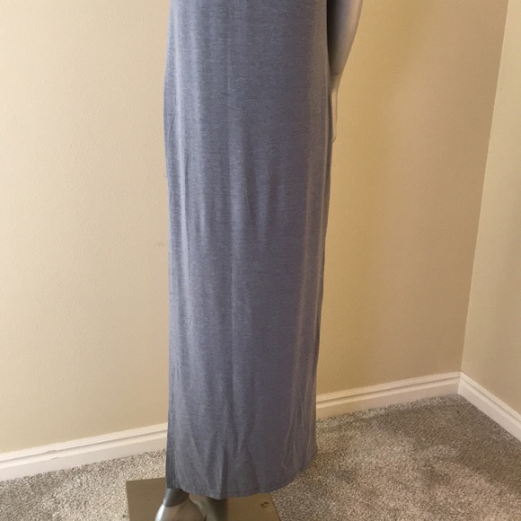 ATHLETA | Gaia Jersey Side Slit Tee / Tank Maxi Dress - Picture 10 of 16